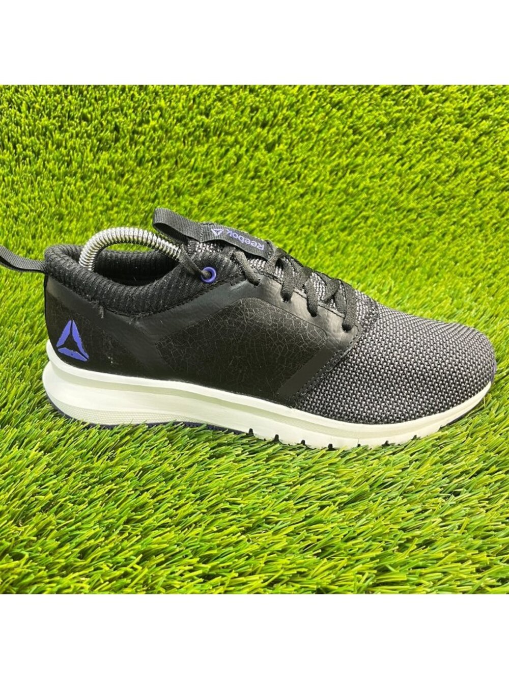 Reebok Print Athlux Shatter Womens Size 8.5 Black White Athletic Walking Shoes
